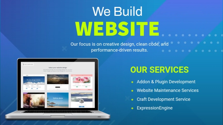 Media and entertainment website development W3care