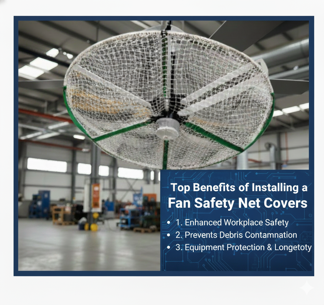 Industrial Fan Safety Net Covers
