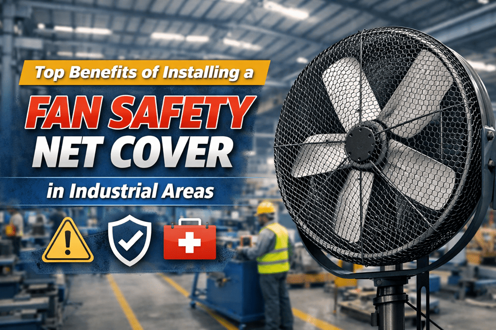 Industrial Fan Safety Net Covers