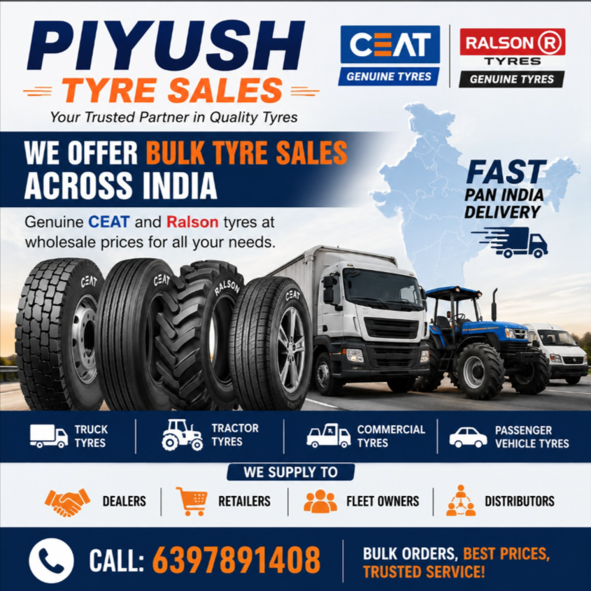Piyush Tyre Sales – CEAT Tyre Distribution & Wholesale Supply