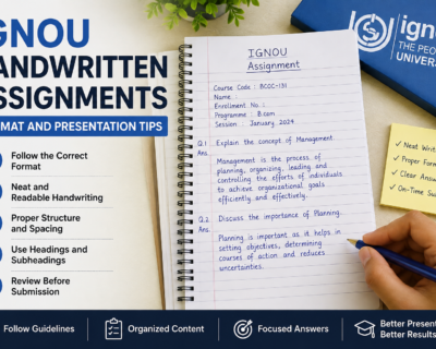 IGNOU-Handwritten-Assignments-Format-and-Presentation-Tips